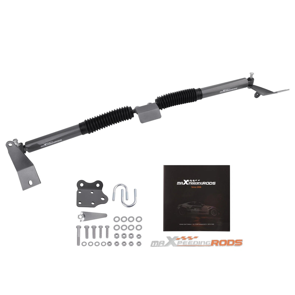Steering Damper for Dodge Ram 2500 4WD (2003–2010) Lifted 2-8" w/Dust Cover