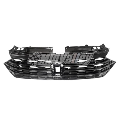 Front Bumper Grille for Volkswagen Jetta (2019–2020) GLI Style, Black Line