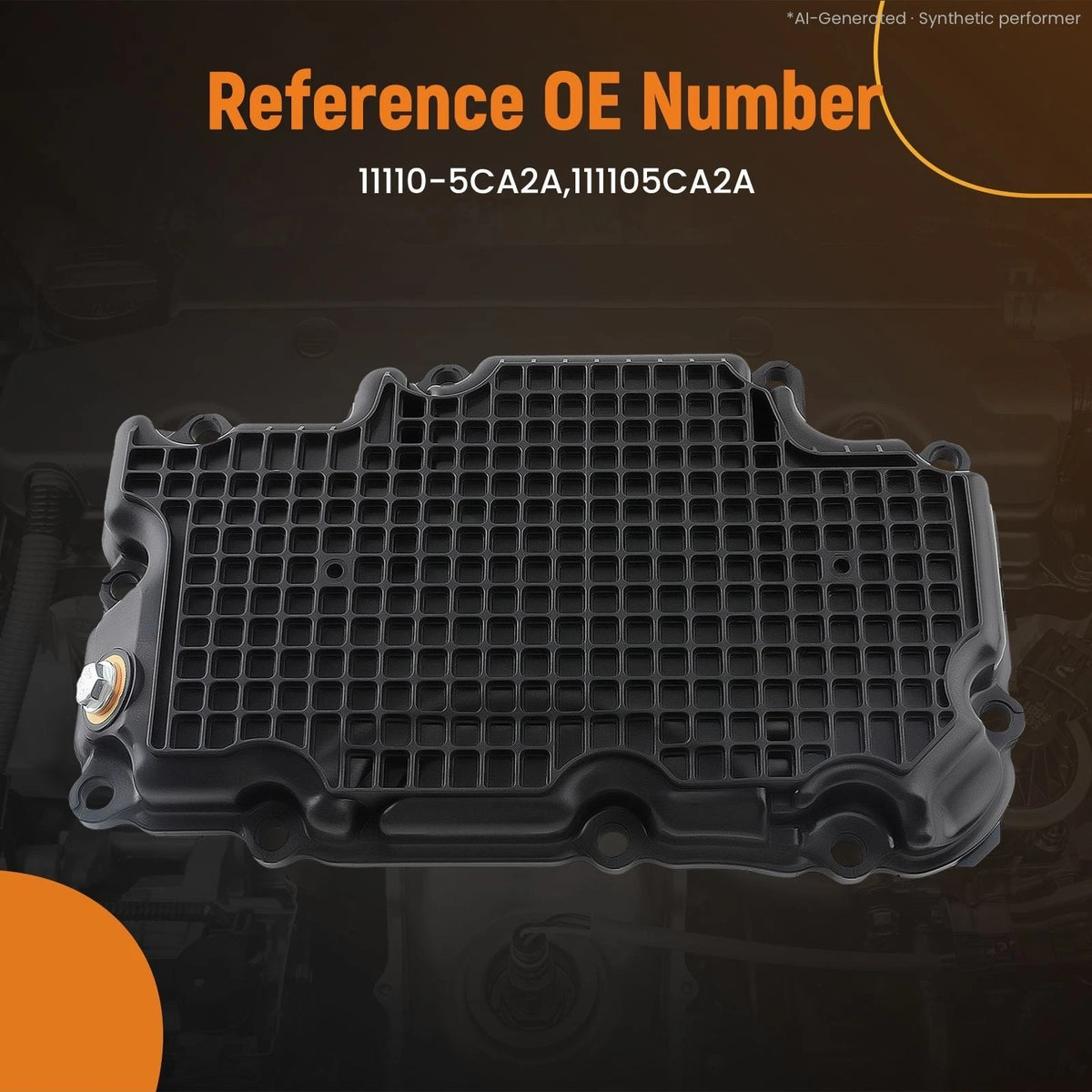 Lower Engine Oil Pan w/ Gasket for Infiniti Q50 Q60 (2014–2023) 111105CA2A 11110-5CA2A