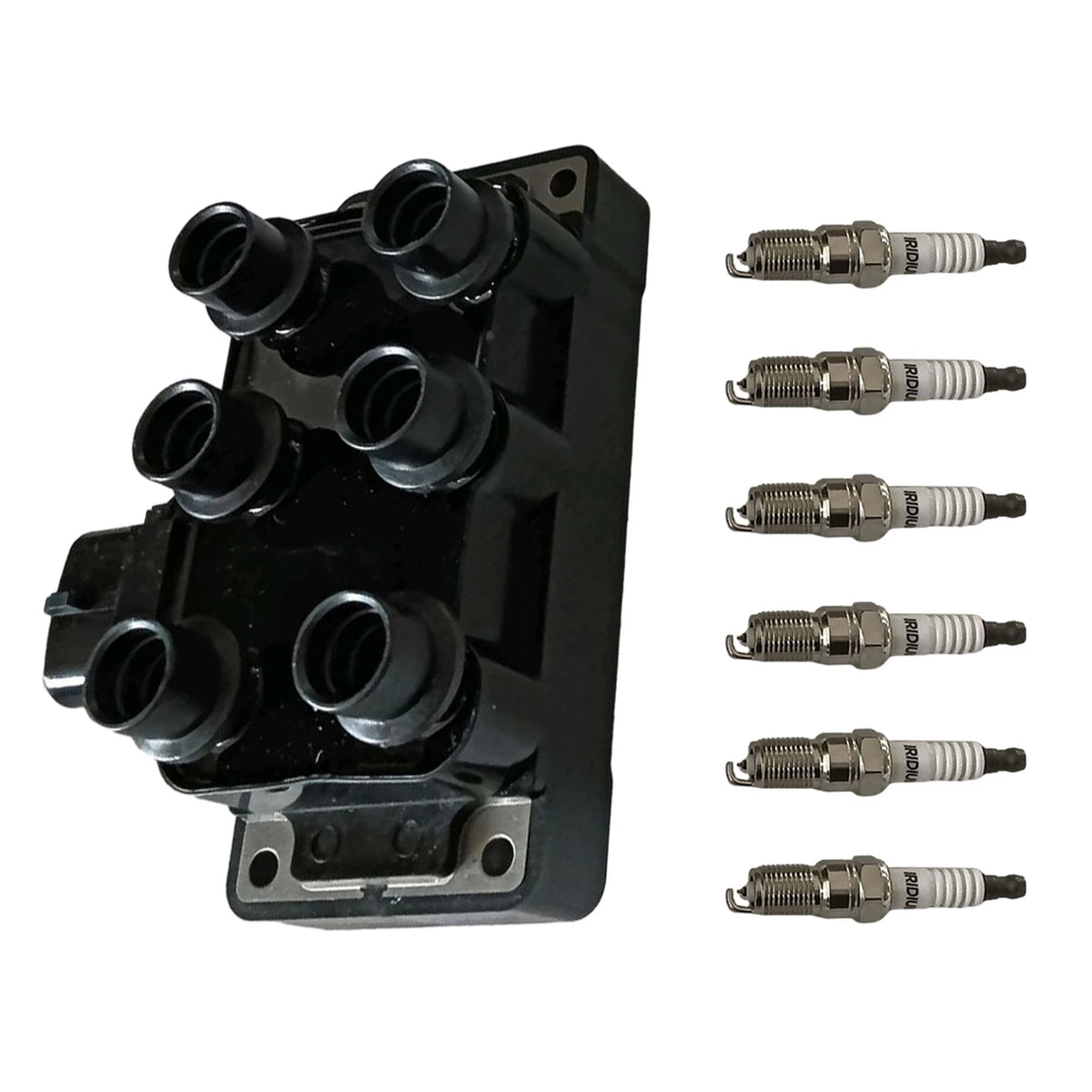 Ignition Coil & Iridium Spark Plug Kit for Ford Explorer Mustang (FD480T)