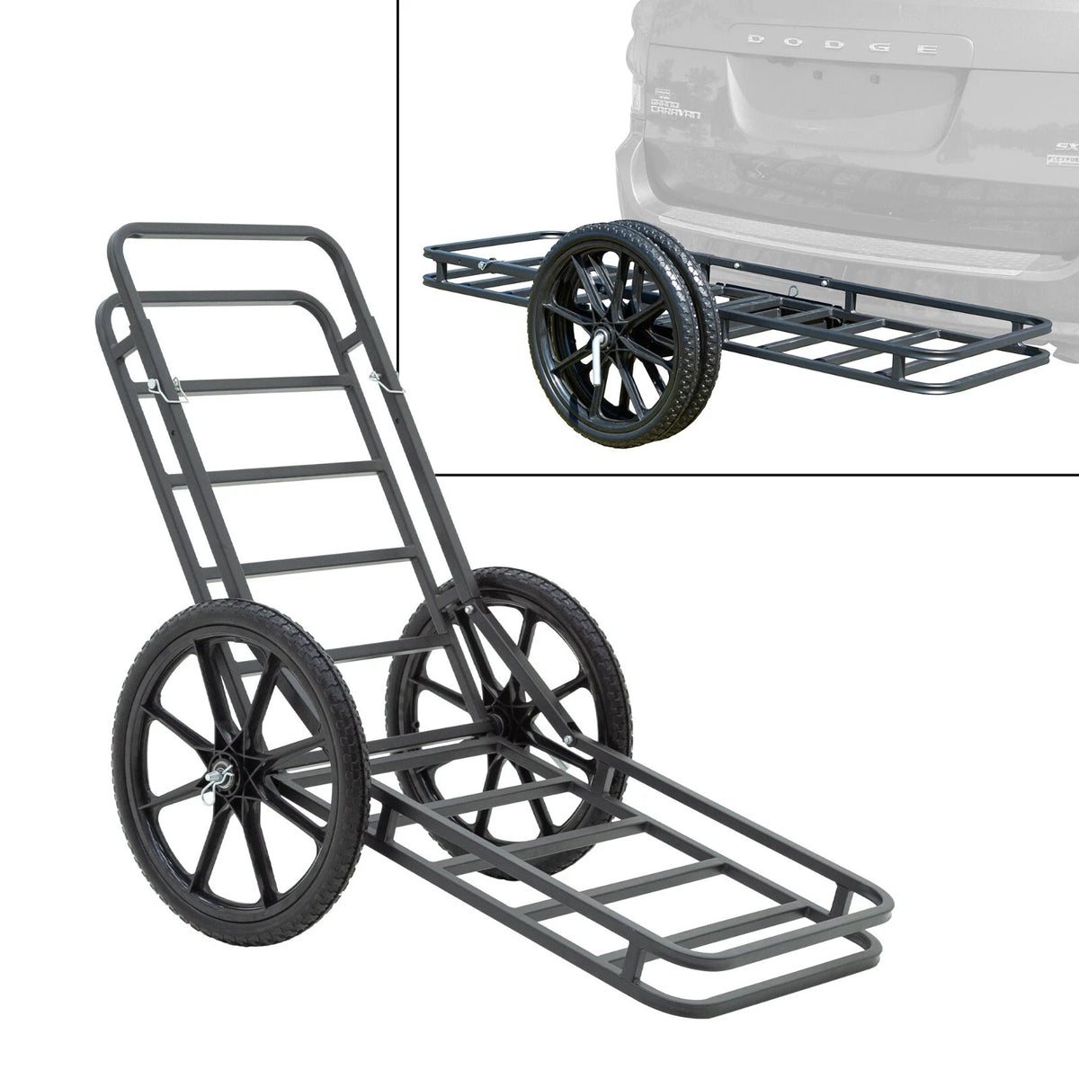 Hitch-Mounted Cargo Carrier for Elevate Outdoor Game Cart (2015–2023)