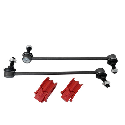 4Pcs Front Stabilizer Sway Bar Link & Bushings for Nissan Rogue (2008–2013)