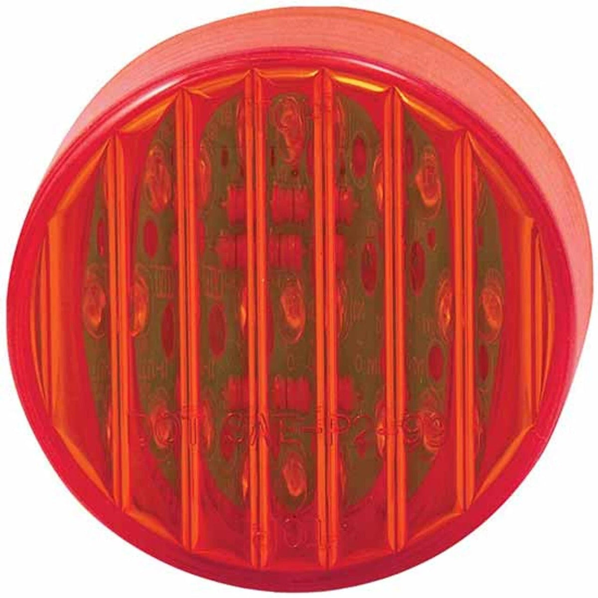 2X Red Round LED Clearance & Marker Light for Trux TRX-224
