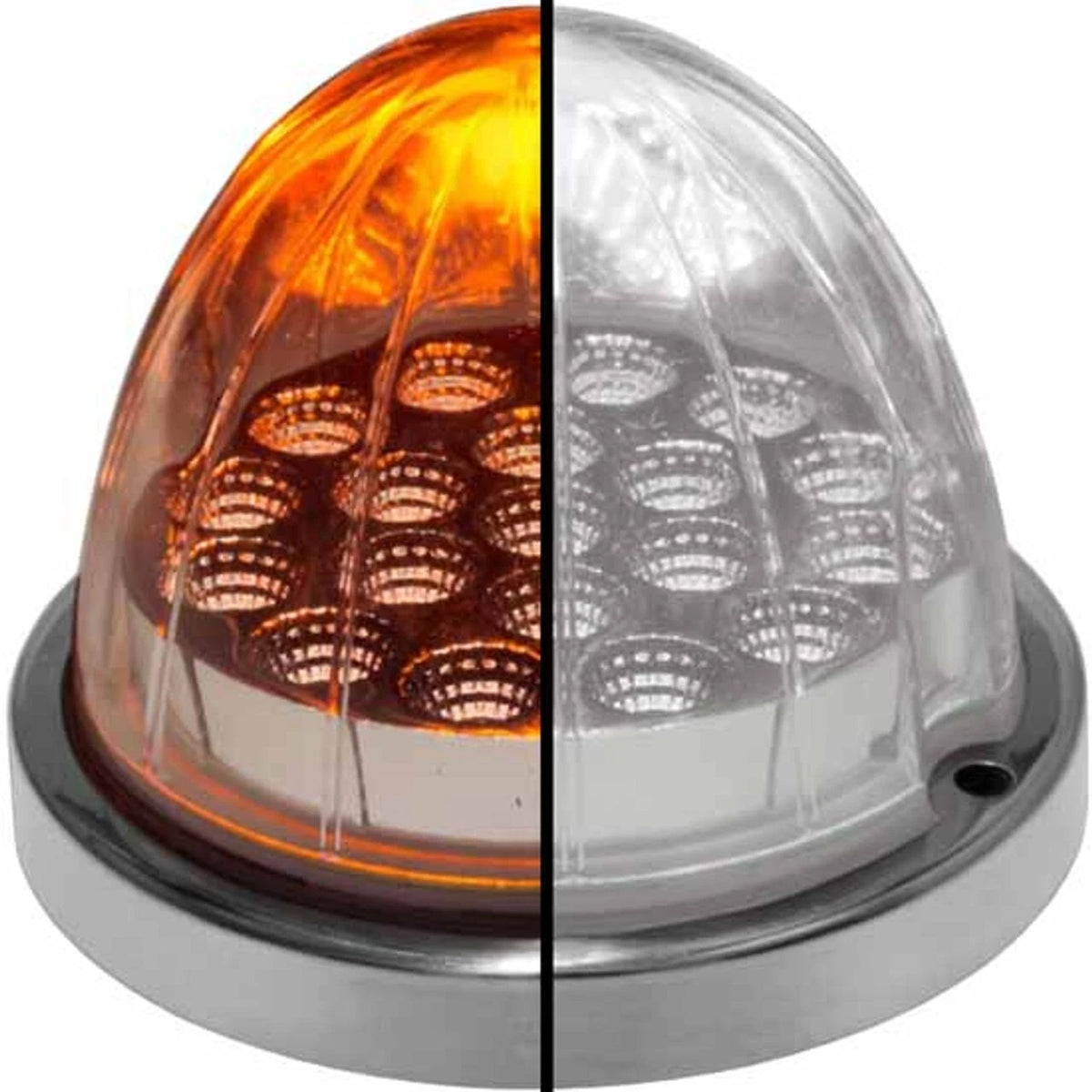 Watermelon Marker-Turn Amber-Clear-White Auxiliary Light for