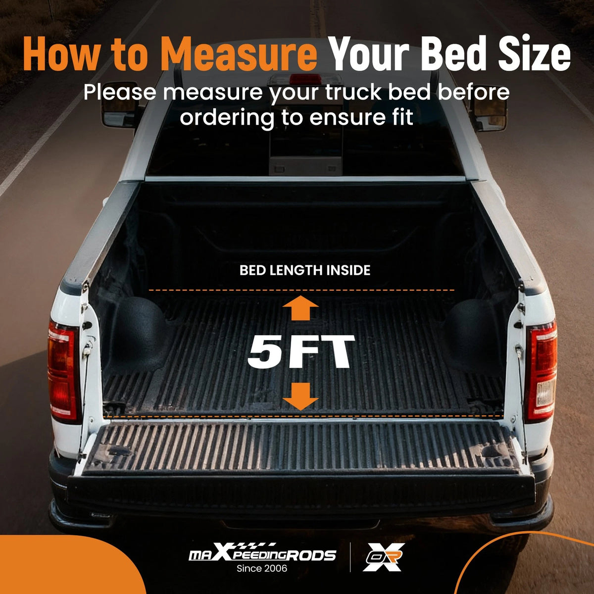 5ft Tri-Fold Tonneau Cover for Toyota Tacoma (2016–2026)