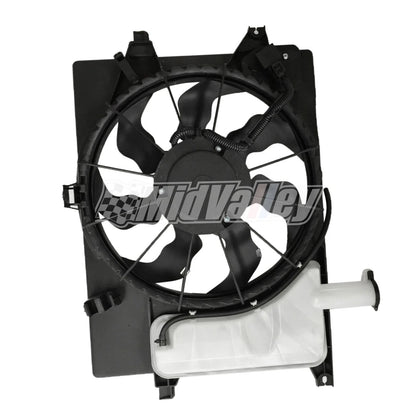 Radiator Cooling Fan Assembly for Hyundai Elantra, Kia Forte (1.8L, 2.0L) 621-528