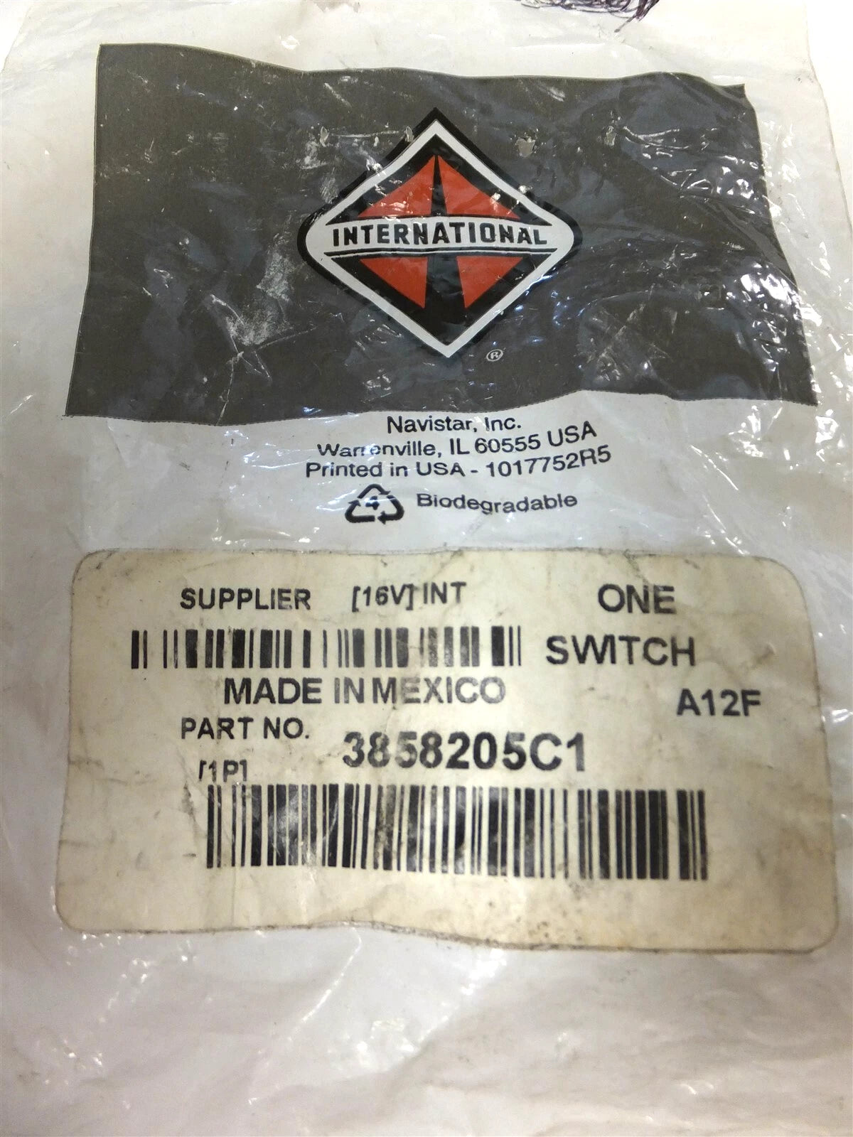 Momentary SPST Switch for International (3858205C1)