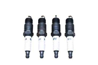 Set of 4 Autolite 665 Copper Core Resistor Spark Plugs for