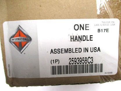 Inside Chrome RH Door Handle for International (OEM 2593958C1, 2593958C3)