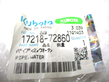 Water Pipe for Kubota V1505 (OEM 17218-72860)