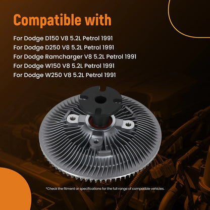 Engine Cooling Fan Clutch for Ford F-150 F-250 F-350 Bronco (1987–1996)