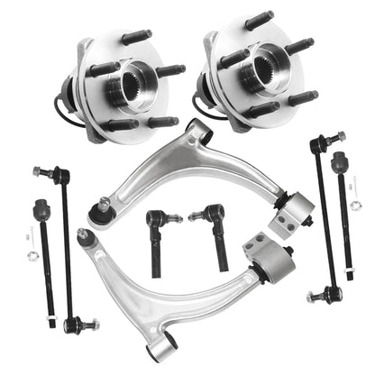 Control Arm Kit with Wheel Hub Bearing Assembly for Malibu Aura G6 (2008–2012)