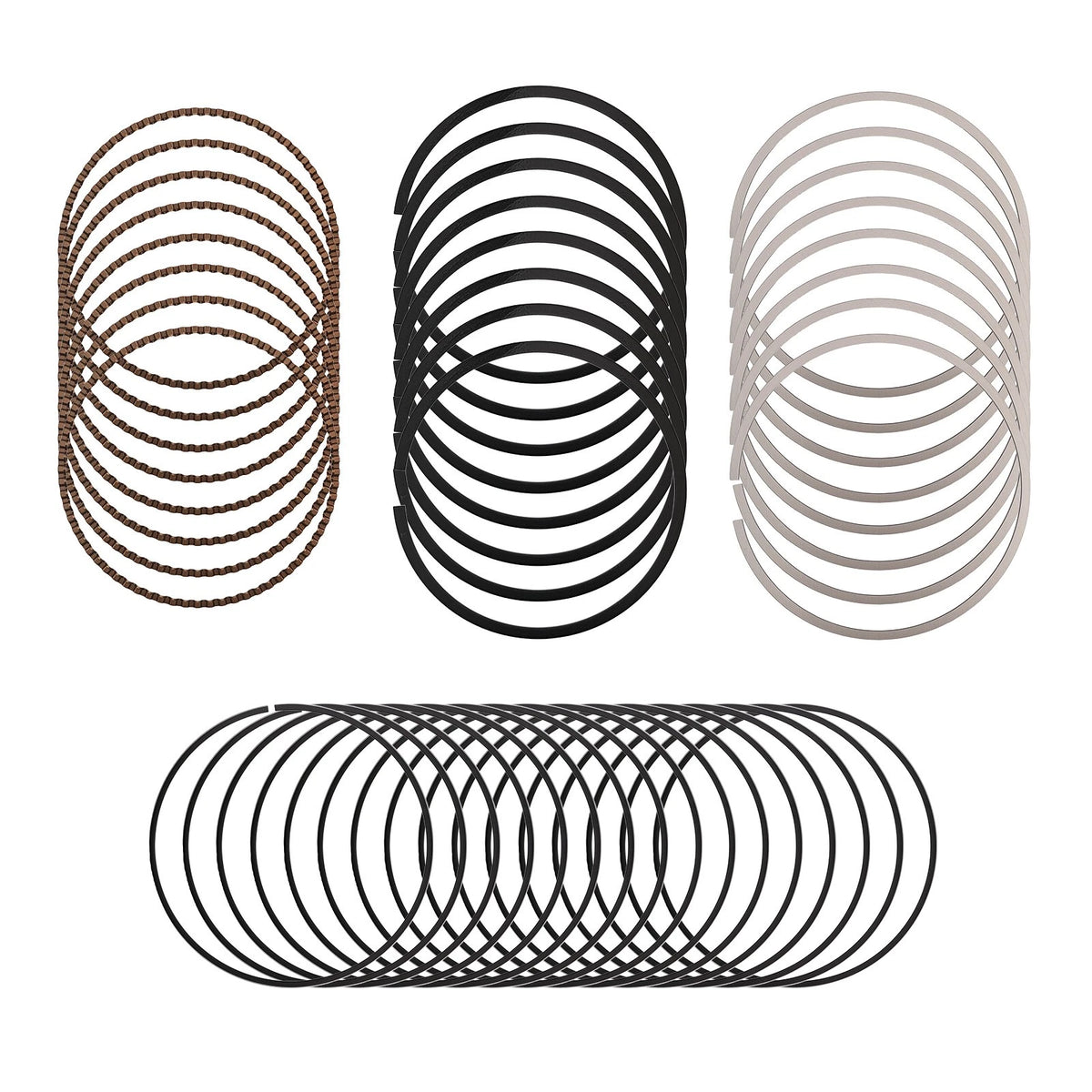 Piston Ring Kits 3.780" for Chevrolet GMC 4.8L 5.3L LS (1999–2016) 41859CP