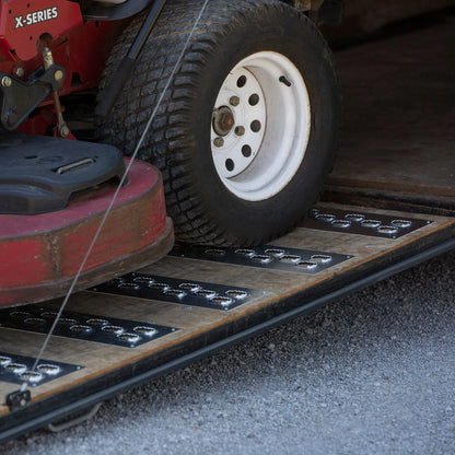 Set of 12 HD Ramps 30" x 6" Trailer Tread with Oval Punch Plate Traction