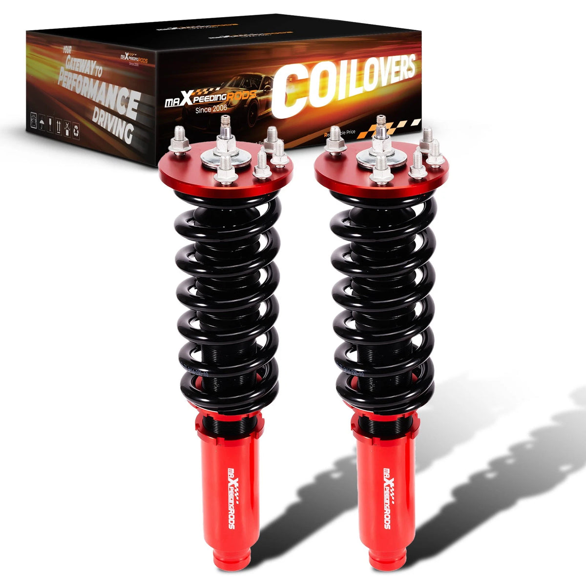 Front Adjustable Coilovers Lowering Kit for Honda Accord (1998–2002) Acura TL (1999–2003)