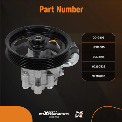 Power Steering Pump with Pulley for Chevrolet Caprice Pontiac G8 (2009–2012)