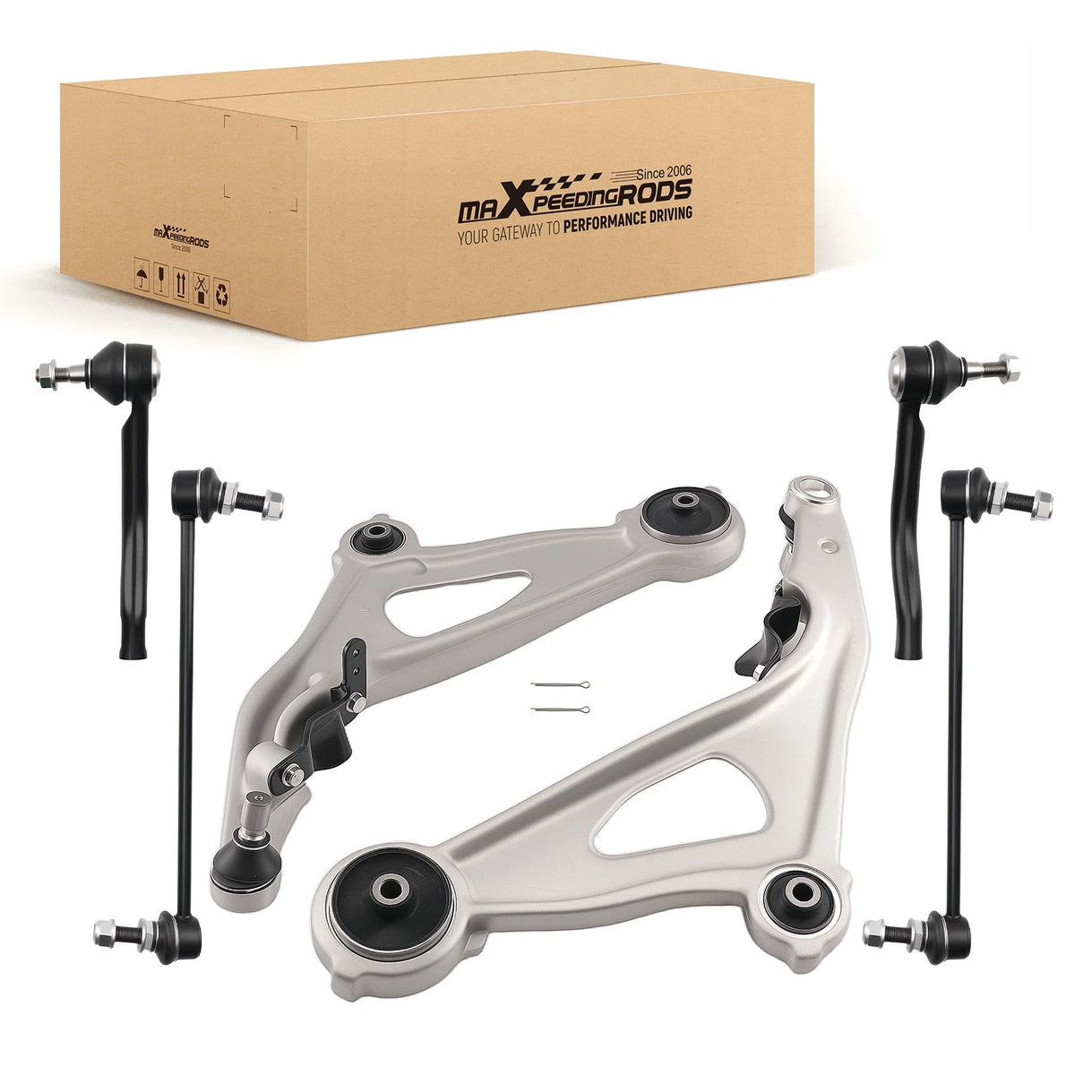 Front Steering & Suspension Kit Control Arms Ball Joint for Infiniti QX60 (2014–2022)
