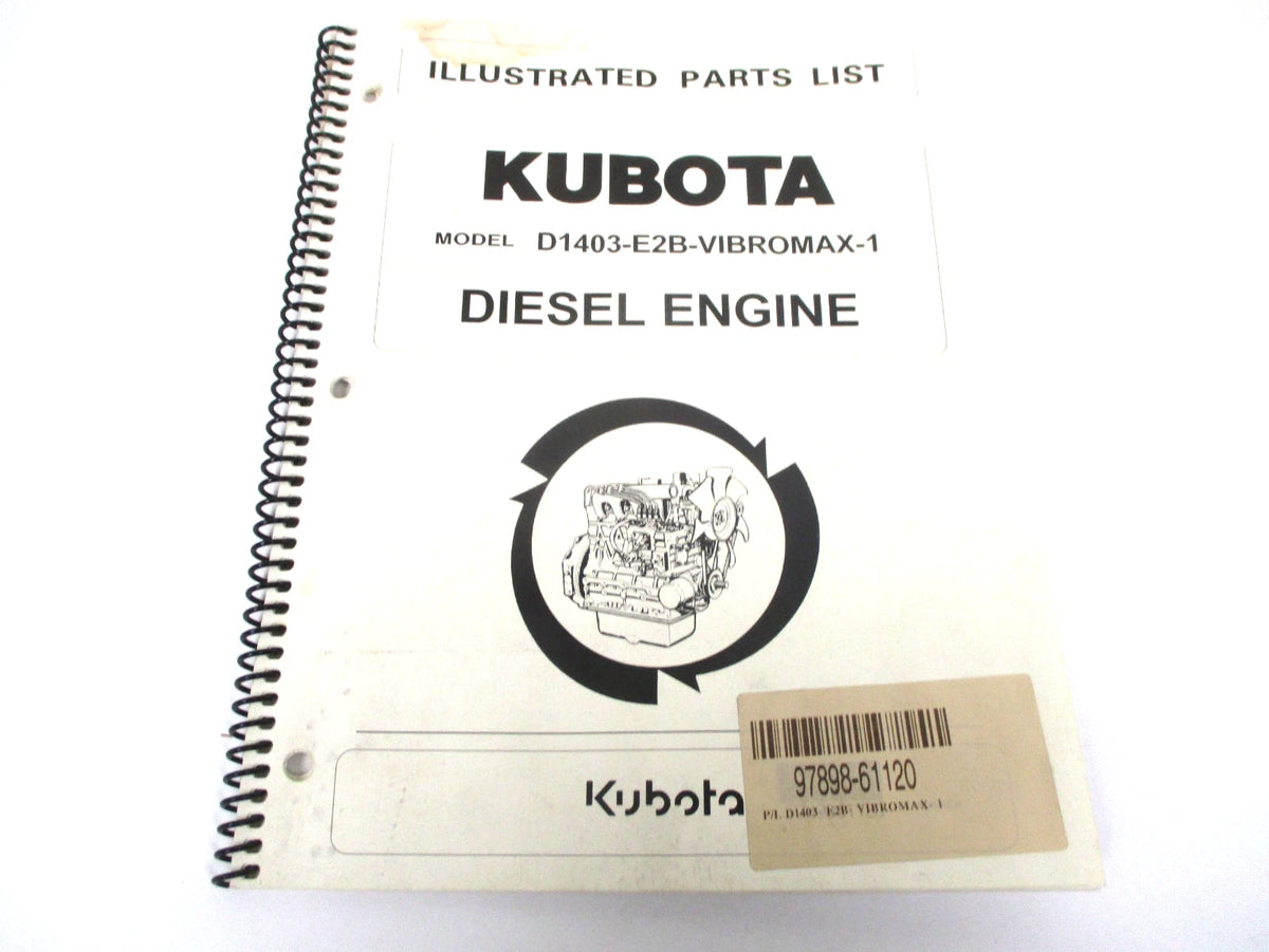Illustrated Parts List for Kubota D1403-E2B-Vibromax-1 Diesel Engine