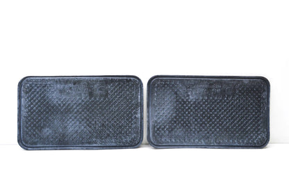 Set of 2 Tan Rear Floor Mats for Ford (YL84-7813005-A, EC01-68-67ZA-20)