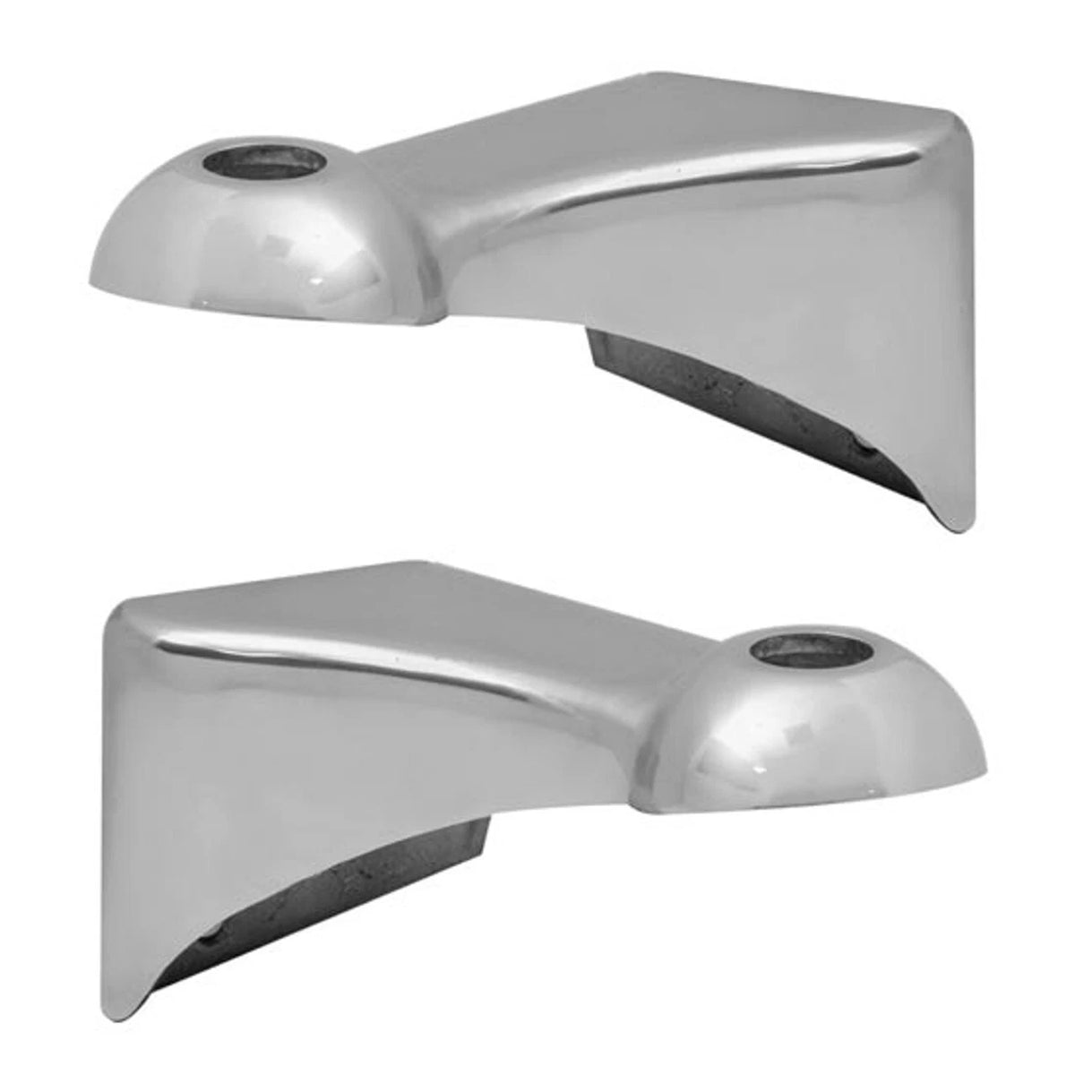 Chrome Straight Headlight Bracket for Peterbilt 359 (1970–1987)