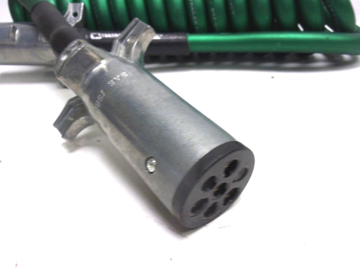 OEM 12' Green Coiled ABS Trailer Cable for International (30-4320)