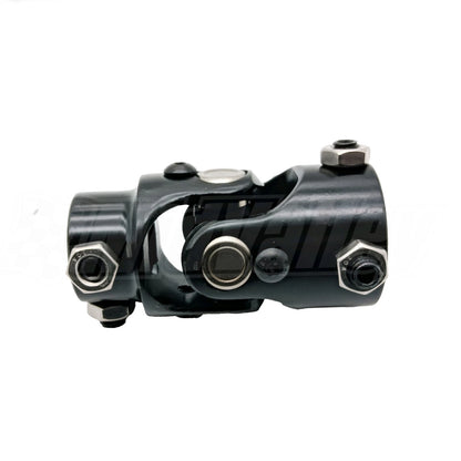 1" DD x 3/4" DD U-Joint for Universal Steering Shaft (Steel, Black)