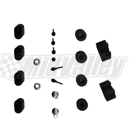 Rubber Stopper Kit & Hood Adjusters for Chevy Camaro (1967–1979)