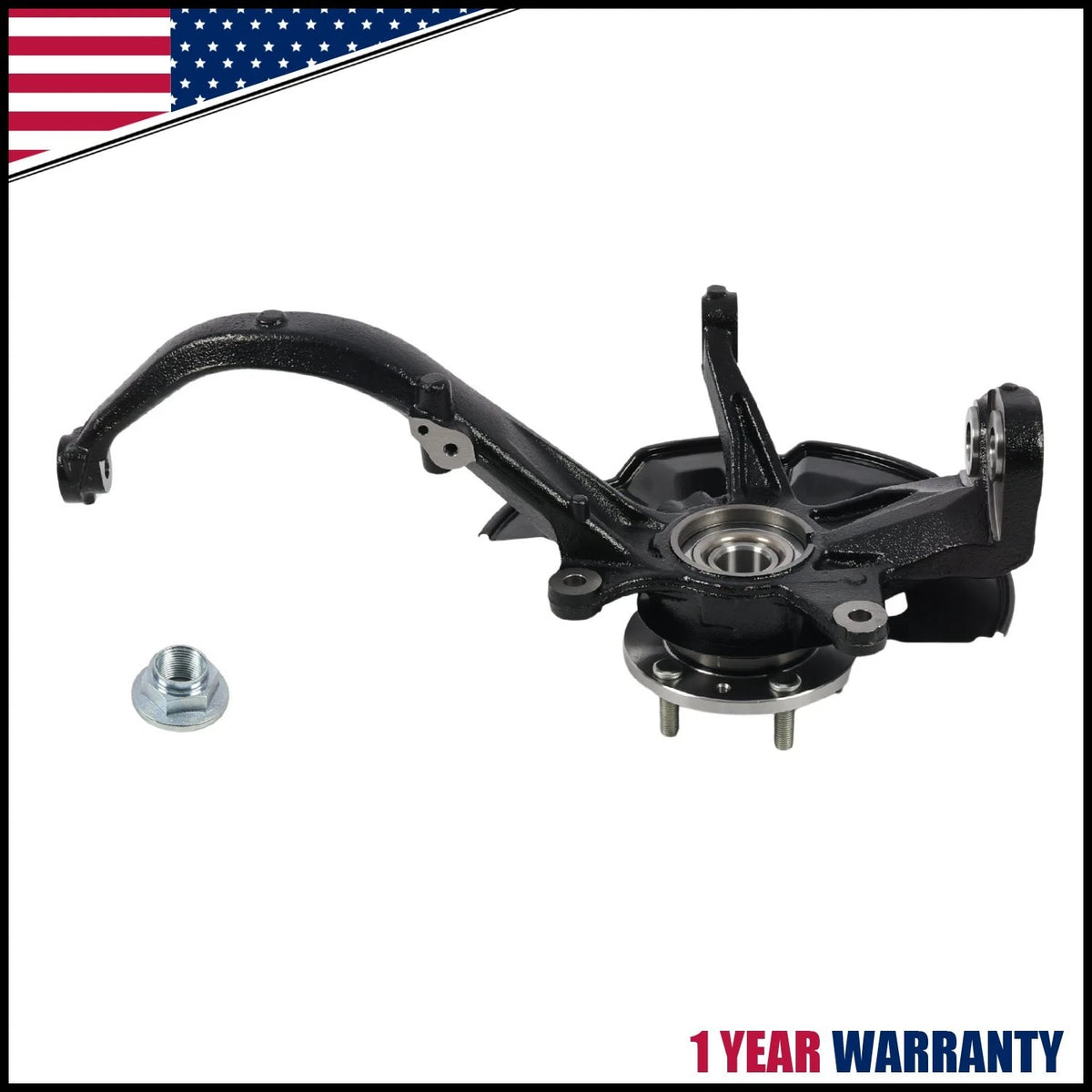 Front Right Steering Knuckle Wheel Bearing Hub for Ford Fusion MKZ Zephyr Milan (2006–2012)