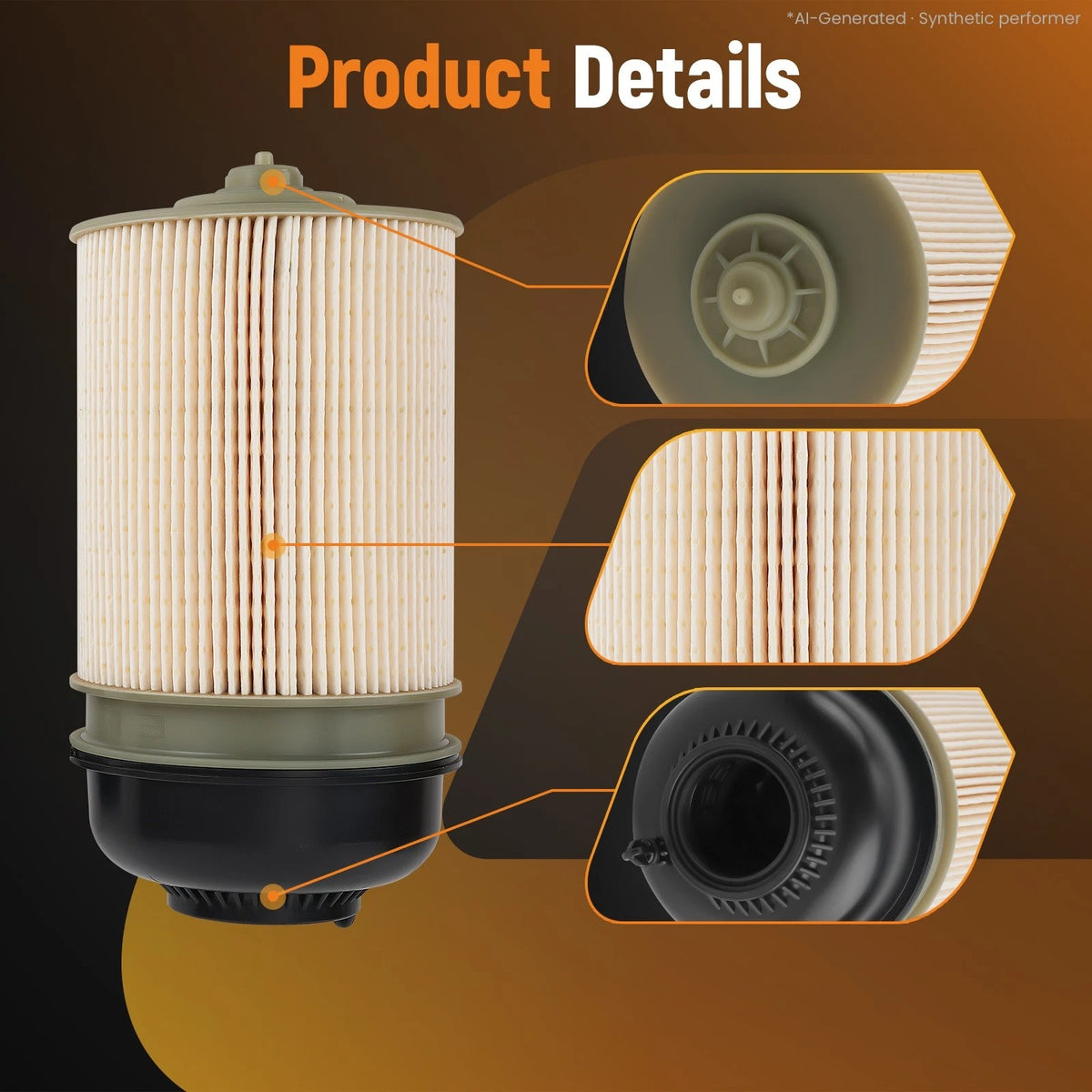 Fuel Filter Kit A4700903151 for Detroit DD13 DD15 DD16 (2013–2019)