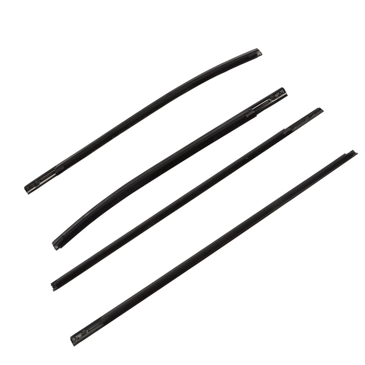 Set of 4 Door Belt Line Weatherstrip Rubber Seal for Ford Ranger (2011–2021)