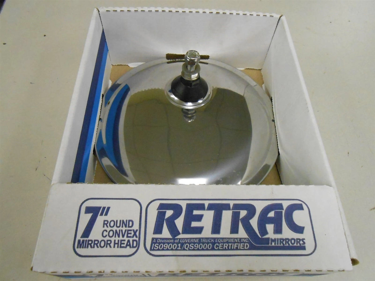 7" Chrome Blindspot Mirror for RETRAC School Bus RV (609876)