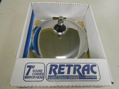 7" Chrome Blindspot Mirror for RETRAC School Bus RV (609876)
