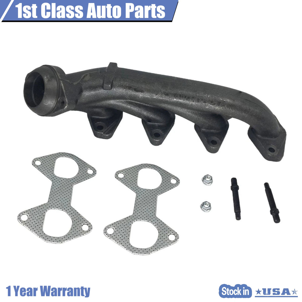 Right Exhaust Manifold & Gasket Kit for Ford F150 2004–2009
