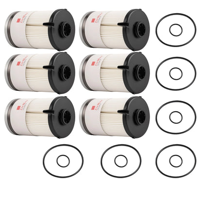 Fuel Separator Filter Kit 6-Pack for Davco 386 Volvo Mack MP7 MP8 FS20313