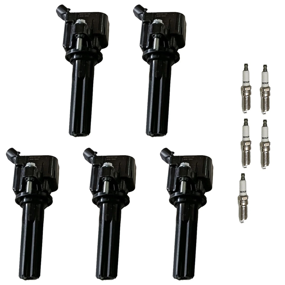 Set of 6 Ignition Coils & Spark Plugs for Chevy Trailblazer (2002–2009)