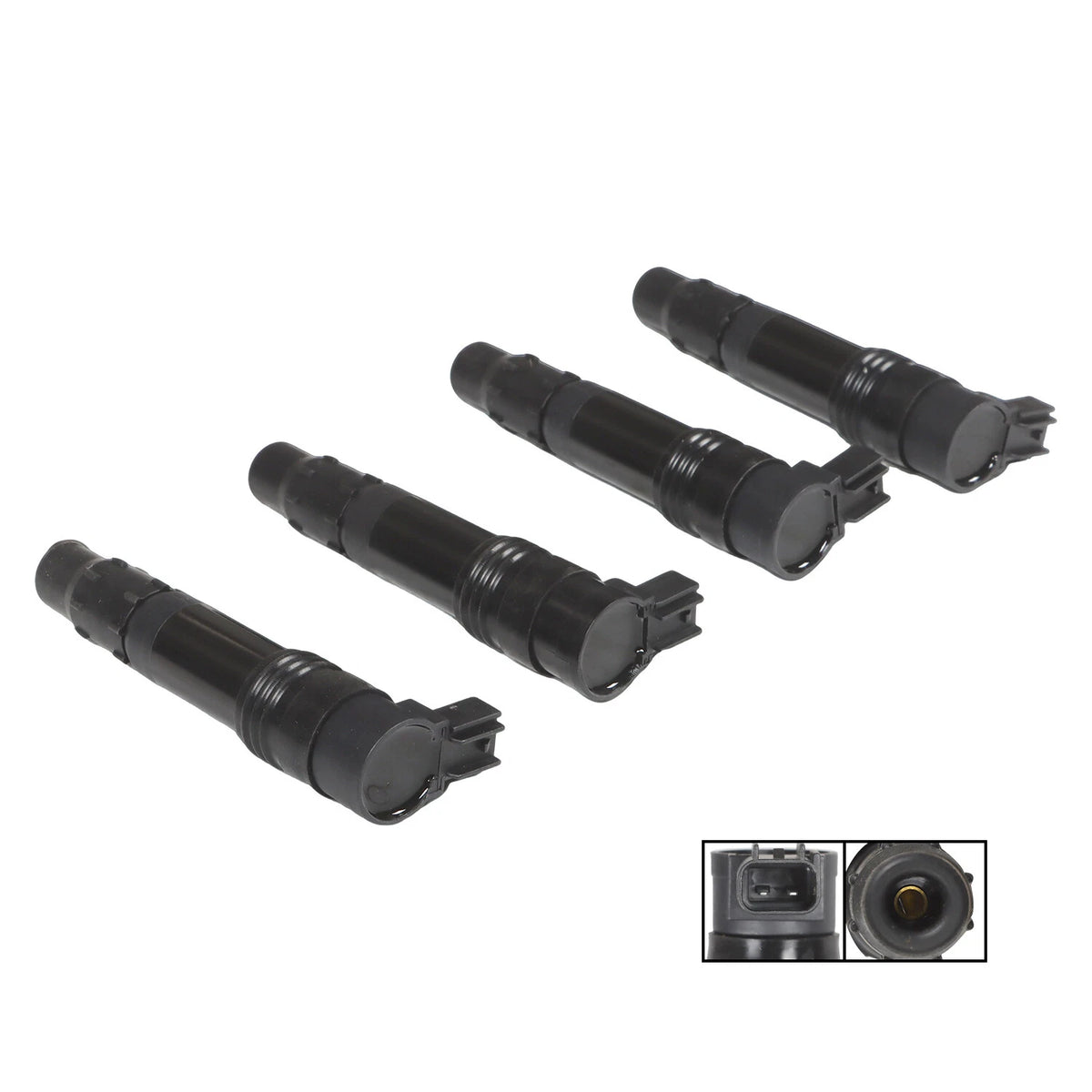 Set of 4 Ignition Coils for Suzuki GSX-R600 GSX-R750 GSX-R1000 GSX650F GSX1300BK AN650