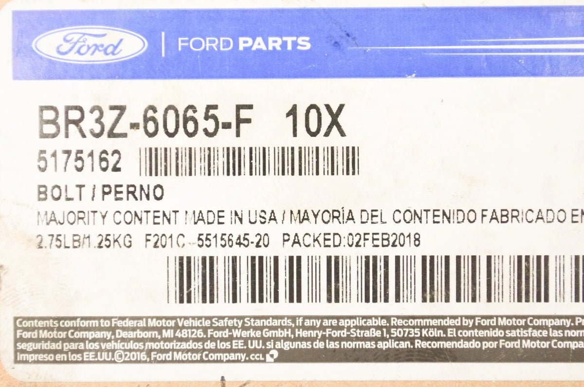 Engine Cylinder Head Bolt for Ford (BR3Z6065F)