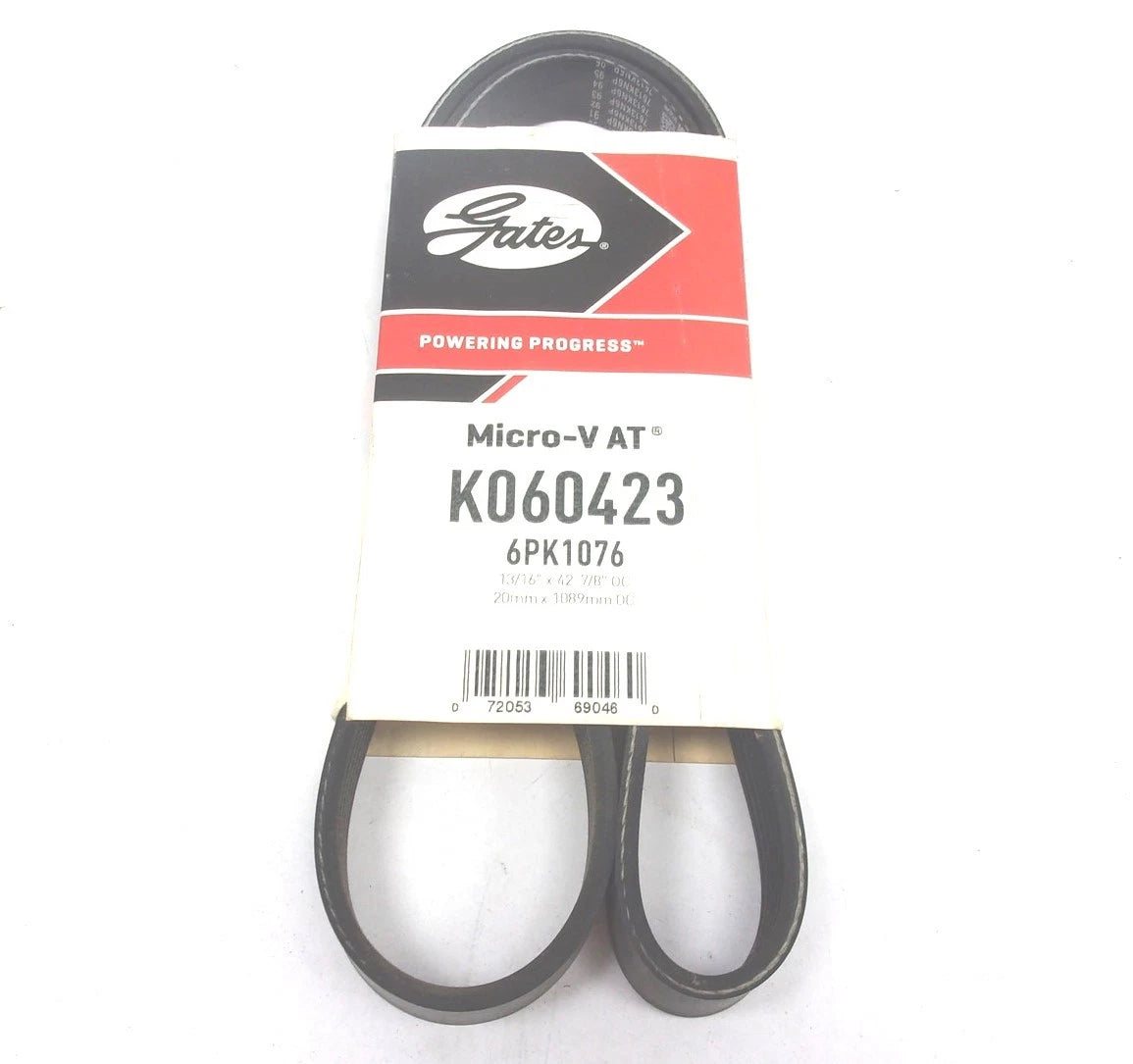 Gates Serpentine Micro-V Belt 6PK1076 for