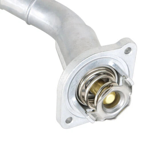 Engine Water Outlet w/Thermostat for Chevrolet Trailblazer GMC Envoy (2002–2009)