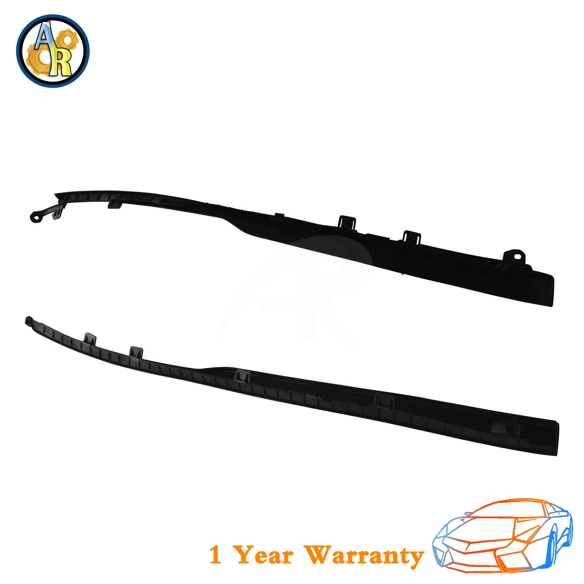Set of 2 Front Bumper Grille Air Deflectors for Buick Regal (2014–2017)