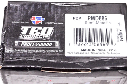 Disc Brake Pad Kit for Carquest PMD886 (NOS)