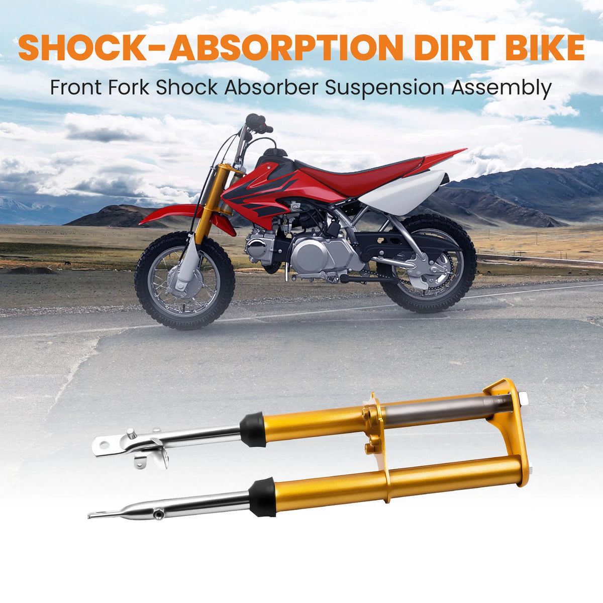 Replacement Front Forks Shock Suspension Assembly for Honda XR50 CRF50 (2000–2023)