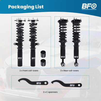Coilovers Lowering Kit for BMW 5 Series E39 (1996–2003) Adjustable Suspension