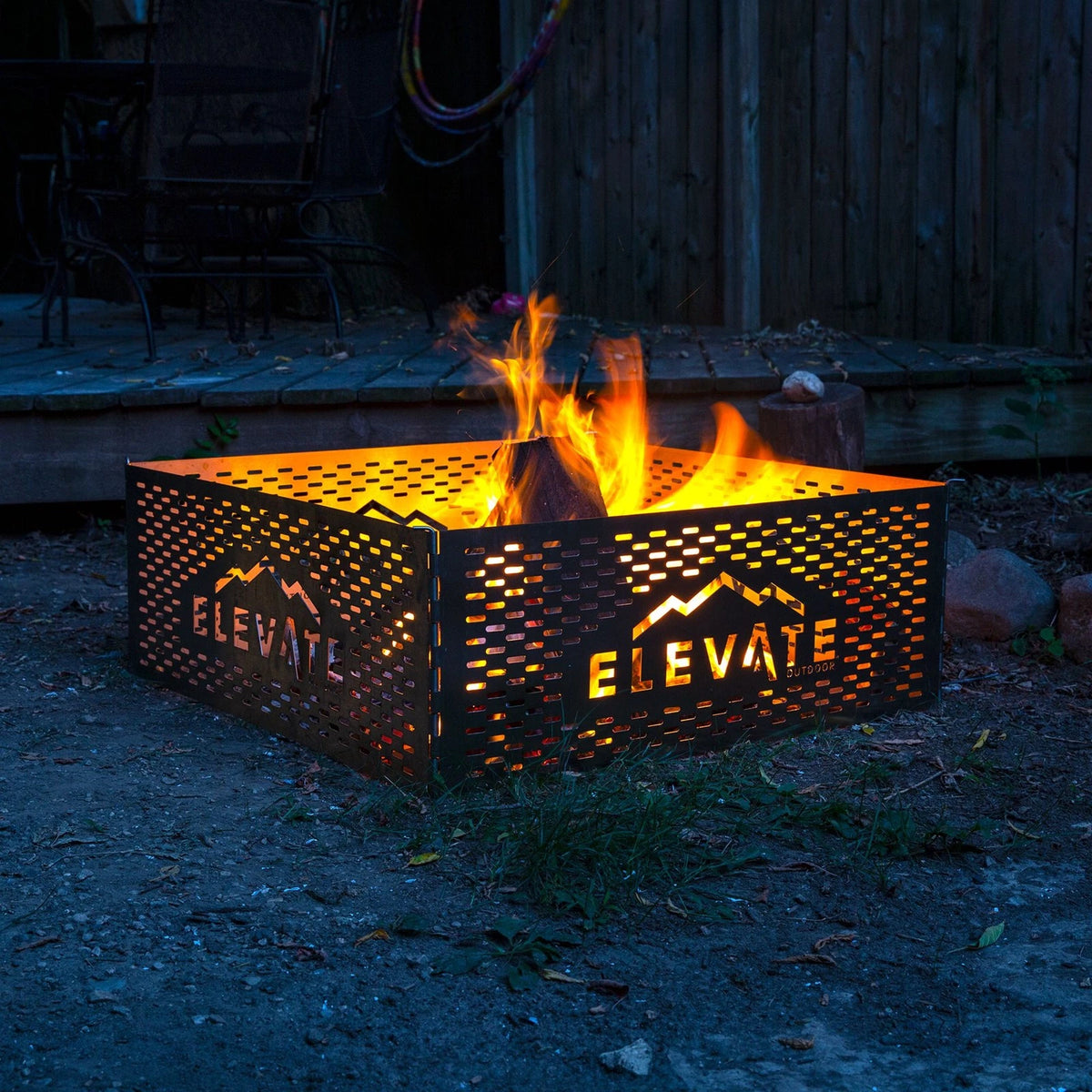 Stainless Steel Fire Pit for Elevate Outdoor
