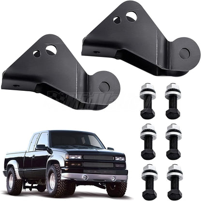 3"-5.5" Rear Shock Extender Brackets for Chevy Silverado Sierra C1500 (1988–1998)