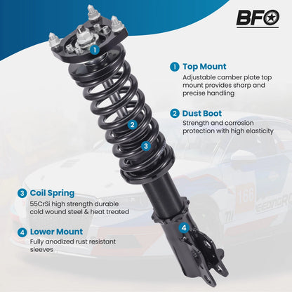 Coilovers Suspension Kit for Ford Mustang (1994–2004) - Shocks Absorbers