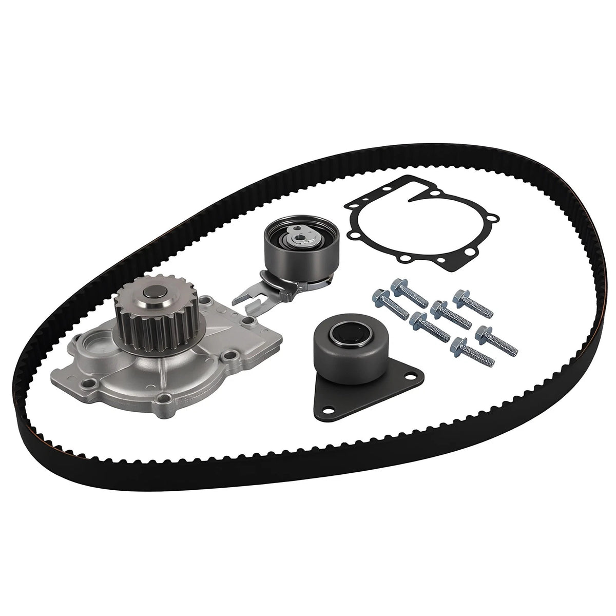 Timing Belt Kit & Water Pump for Volvo C30 S40 S80 XC90 V50 (2007–2013) TCKWP331A