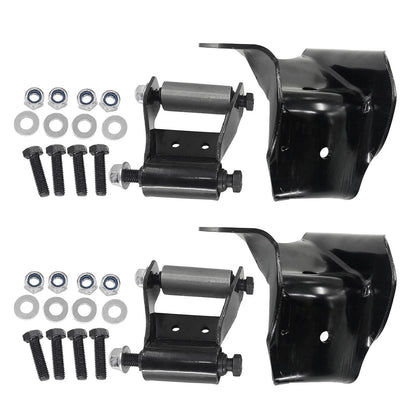2X Rear Leaf Spring Shackle Bracket Kit for Ford Bronco F150 (1980–1997)