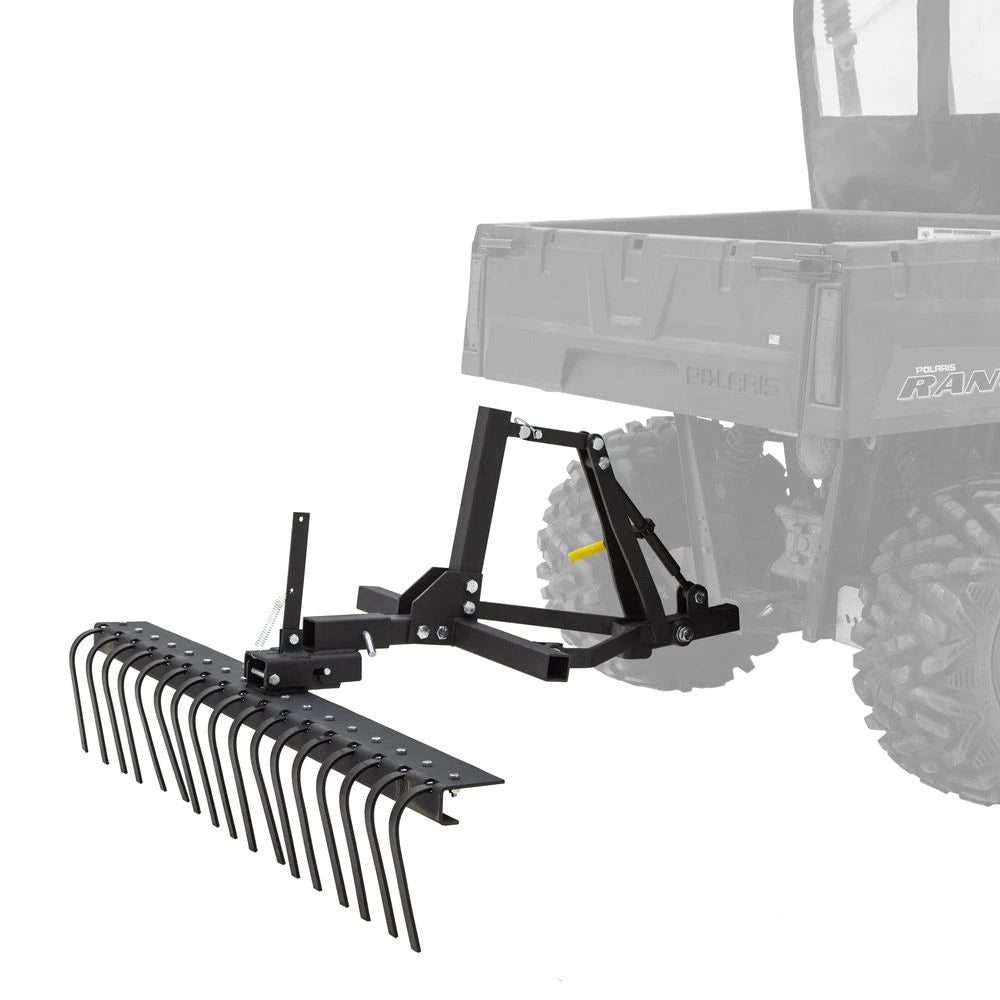 3-Point ATV/UTV Attachment System with Rake Kit for Black Widow