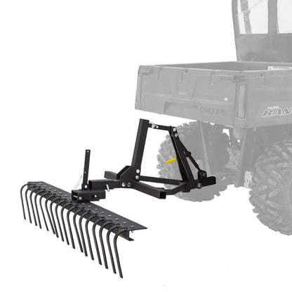 3-Point ATV/UTV Attachment System with Rake Kit for Black Widow